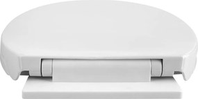 Aqualine ESMERALDA WC sedátko, Soft Close, biela ES8816