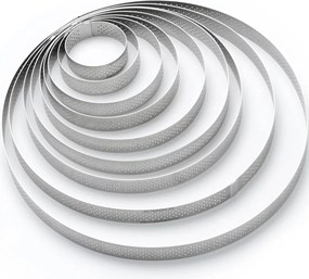 De Buyer 3098.07 Perfor. kruh. rám 18,5 cm, nehrdz. oceľ, 18,5 cm