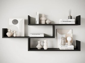 Nástenné police Cygni 003, Farby: čierny grafit