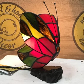 Dekoratívna lampa tiffany MOTÝĽ_R