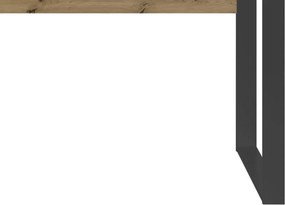 Písací stôl Amanda, dub artisan