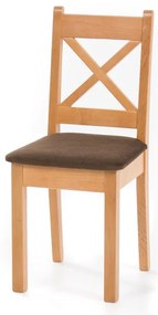 Stolička K-X, jelša/hnedá