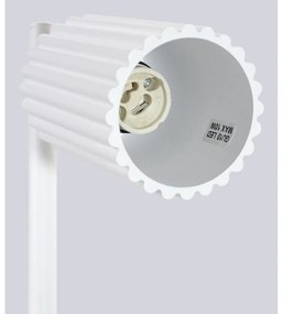 Biela stolová lampa (výška 43 cm) Gleam – Sollux