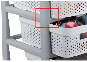 Curver Šuplíky INFINITY 4x11L bielej