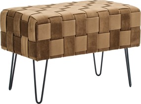 XXXLutz DLHÁ TABURETKA, kov, textil, 72/49/42 cm Xora - Kreslá - 000075004201