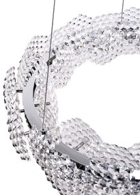 Toolight Toolight, LED závesné svietidlo 57cm, 36W, 4000K, MS017-CP, chrómová, OSW-09629