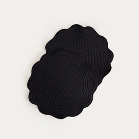 Podložka pod tanier ALVEN čierna 775819 (2 ks)