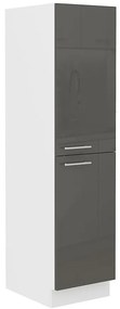 Kuchynská skrinka Lara 30dk-162 Cargo 1f Bb Mdf Šedá lesk
