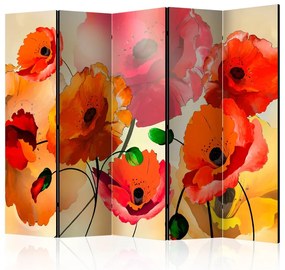 Artgeist Paraván - Velvet Poppies [Room Dividers]