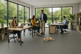 PVC podlaha - lino Xtreme Mira 690D, na mieru, šíře 2m, šedá, bez podkladu, chodba / predsieň