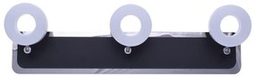 Bodové LED svietidlo Sole, 3x LED 15w, 4000k, ch/b