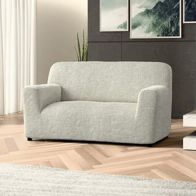 Bielastické poťahy COSTINA smotanová dvojkreslo (š. 120 - 160 cm)