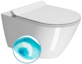 GSI GSI, KUBE X závesná WC misa, Swirlflush, 55x36 cm, biela ExtraGlaze, 941511