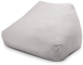 Svetlosivý menčestrový sedací vak Sofa Snug – SLOWDOWN