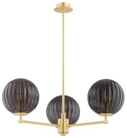 Argon 6310 - Luster na tyči PALOMA 3xE14/7W/230V zlatá/čierna