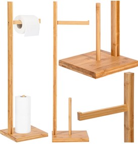 Držiak toaletného papiera KEFAS - bambus