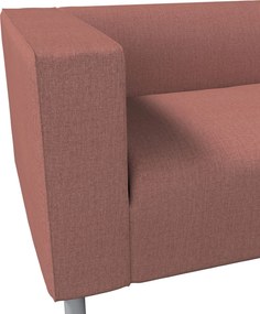 Poťah na sedačku Klippan (pre 4 osoby) farba produktu hnedá látka zapletaná