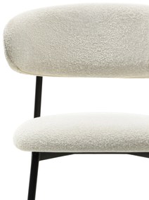 Barová židle Fresno boucle krémová