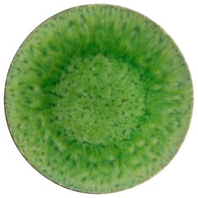 Zelený kameninový servírovací tanier Costa Nova Riviera, ⌀ 31 cm