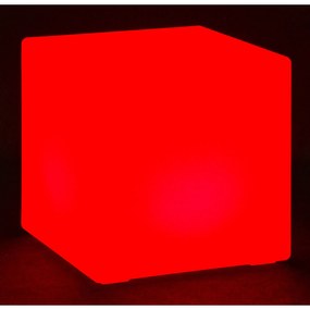 LED svietiaci stolík/taburet, 60 x 60 x 60 cm
