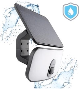 LED solárny reflektor so senzorom LED/13W/3,7V IP65 4000K