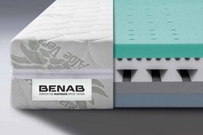 BENAB Matrac s BIO penou OMEGA FLEX  100x200 cm Poťah ALOEVERA