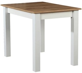 Stôl ST29 100X70 dub wotan/biely