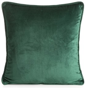 DEKORAČNÁ OBLIEČKA NA VANKÚŠ VELVET 45X45 CM TMAVOZELENÁ