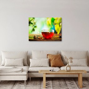 Obraz - Zátišie s čajom (70x50 cm)
