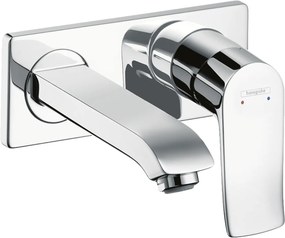 Hansgrohe Metris New, Umývadlová páková batéria pod omietku, chrómová, HAN-31085000