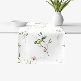 Goldea behúň na stôl 100% bavlnené plátno - život v prírode 20x120 cm