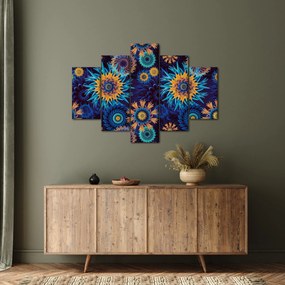 Obraz - 3D kvety (150x105 cm)