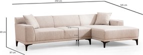 Rohová sedacia súprava Petra 250 cm - výber z 5 prevedení
