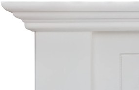 PROXIMA.store - Masívna rustikálna posteľ + zásuvka - BELLUNO ELEGANTE ROZMER: pre matrac 90 x 200 cm, FARBA: biela