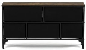 Autronic BONTEC Komoda 103x30x56cm, mdf, viacfarebná, AUK-W2103 BK Farba: Viacfarebná
