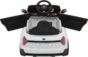 Elektrické autíčko Mini Cooper biele