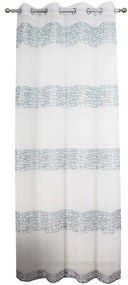 Závesy Naos 140x250 18417 biely/modrá