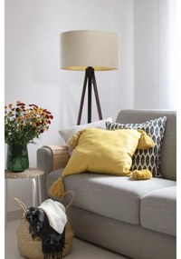 Stojacia lampa STANDART 1xE27/60W/230V béžová/hnedá