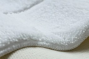 Sada kúpeľňových koberčekov SUPREME LINES línie, biela