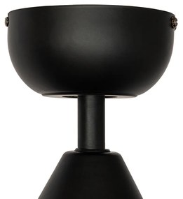 Stropný ventilátor čierny 86,7 cm vrátane LED stmievateľný s diaľkovým ovládaním - Yuki