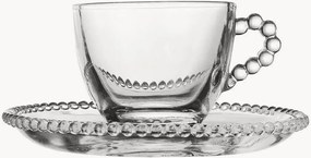 Šálky na kávu's podšálkami Perloa, 6 ks