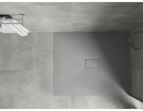 Mexen Hugo, SMC obdĺžniková sprchová vanička 130 x 100 cm, šedá, 42611013