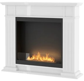 InFire - BIO krb 115x100 cm 3kW biela