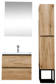 Kúpeľňová zostava s umývadlom SAT B-Way dub mat KSETBWAY4, 1 ks