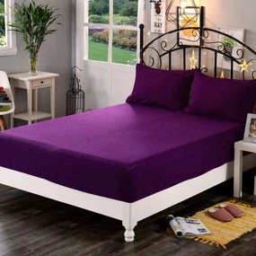 Napínacia Plachta Fialová Bavlna Rozmer: 220 x 200 cm