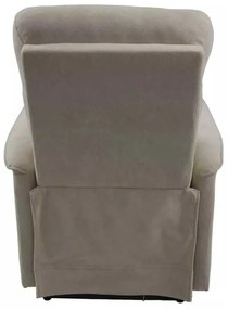 LuxuryForm DESIGN TV kreslo PEGAS s elektrickým polohovaním, masážou a výklopom - béžové