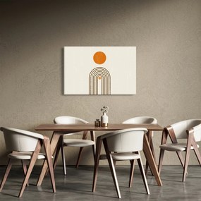 Obraz - Hnedé oblúky (90x60 cm)