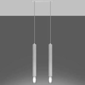 Sollux SL.0958 - Luster na lanku VIZIER 2xG9/40W/230V biela