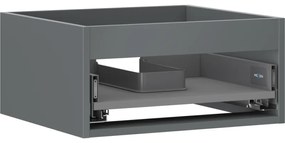 Mexen Box-A, závesná skrinka 50 cm, 1 zásuvka, grafitová matná, 91AX0-0500-235-1-66