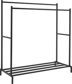 Kovový vešiak Karita 150 cm - čierna